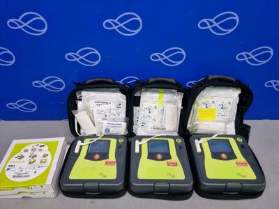 3 x Zoll AED Pro Defibrillator