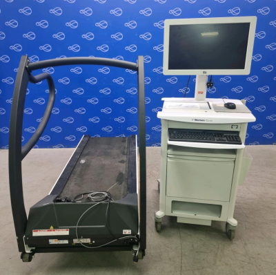 Mortara XScribe Cardiac Stress Testing System & Full Vision Trackmaster TMX428 220 Treadmill