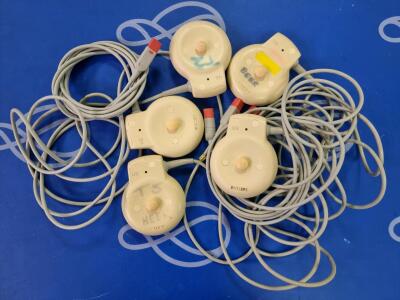 5 x Philips US Fetal Transducer