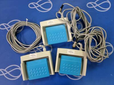 3 x Eschmann E Series Single Coagulation Footswitch