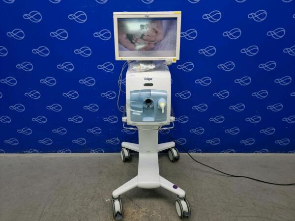 Draeger Babylog VN500 Ventilator with Infinity C500 Monitor on Trolley