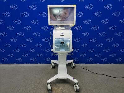 Draeger Babylog VN500 Ventilator with Infinity C500 Monitor on Trolley