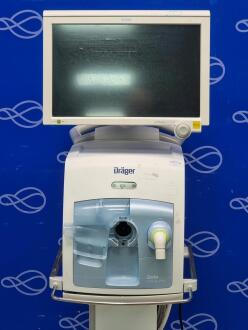 Draeger Evita Infinity V500 Ventilator with Infinity C500 Monitor on Trolley - 2