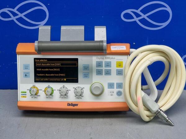 Draeger Oxylog 3000 Plus Ventilator