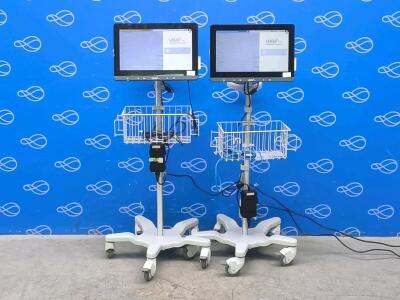 2 x Lidco Unity Haemodynamic Monitor on Rollstand