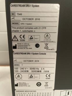 Carestream DRX-1 System (no HDD) - 3