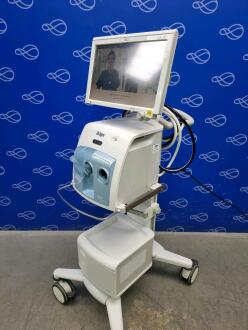 Draeger Evita Infinity V500 Ventilator with Infinity C500 Monitor on Trolley - 2