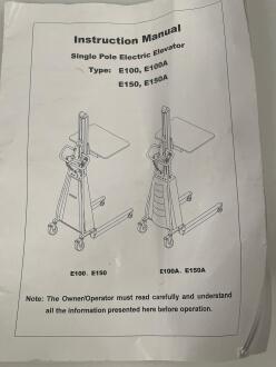 E150A Electric Elevator / Stacker (150 kg capacity) - 4