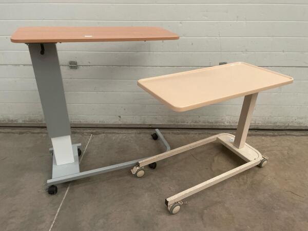 1 x Shuttleworth & 1 x Unbranded Overbed Tables