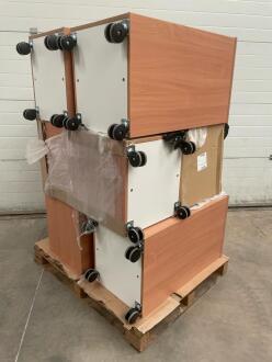 6 x Unbranded Bedside Cabinets (as new) - 3