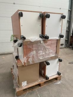 6 x Unbranded Bedside Cabinets (as new) - 3