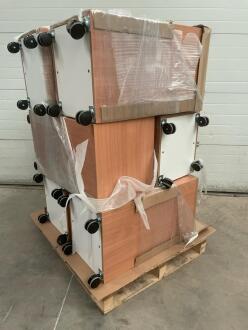 6 x Unbranded Bedside Cabinets (as new) - 3