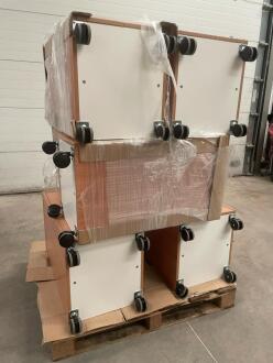6 x Unbranded Bedside Cabinets (as new) - 3