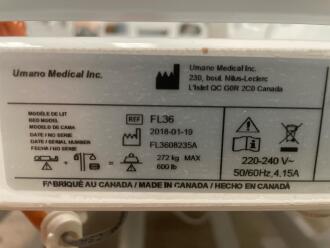 Umano Medical Ook Snow FL36 Electric Patient Bed - 2