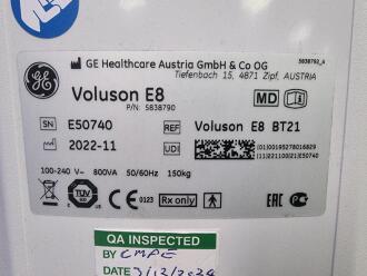 GE Voluson E8 BT21 Ultrasound System - No HDD - 6