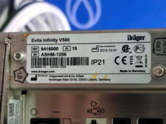 Draeger Evita Infinity V500 Ventilator with Infinity C500 Monitor - 3