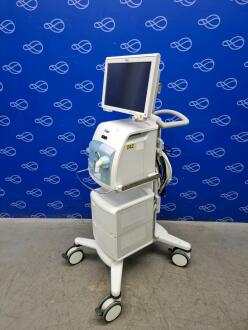 Draeger Evita Infinity V500 Ventilator with Infinity C500 Monitor on Trolley - 4
