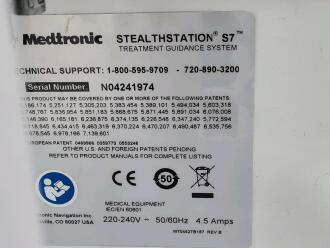 Medtronic Stealth Station S7 Surgical Navigation System with Medtronic Stealth Station AxiEM System - No HDD - 6