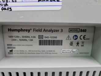 Zeiss 840 Humphrey Field Analyser 3 - 6