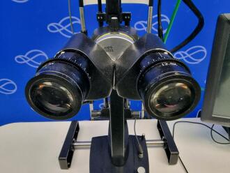 CSO Valon Multispot Laser with SL-990-3X Slit Lamp on Table - 3