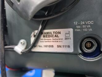 Hamilton T1 Ventilator on Rollstand - 5