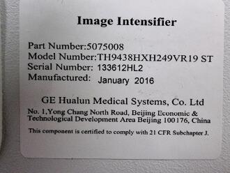 GE Brivo Plus OEC 865 C-Arm Image Intensifier - HDD removed - 10