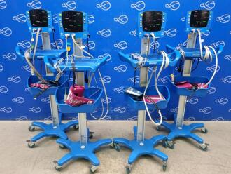 4 x GE Carescape V100 Dinamap Vital Signs Monitor on Rollstand