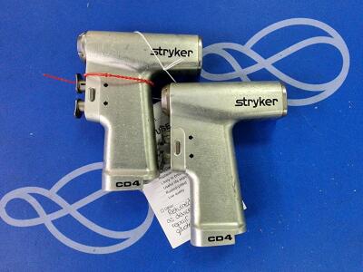 2 x Stryker CD4 Cordless Driver Handpiece
