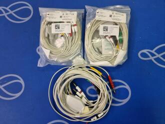 3 x Mortara 12 Lead ECG Cable - Ref 9293-032-53