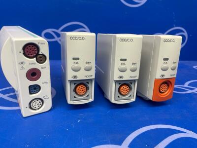 1 x Philips M3001A & 3 x Philips M1012A Patient Modules