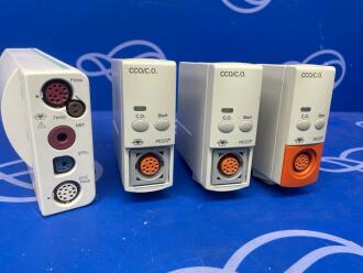 1 x Philips M3001A & 3 x Philips M1012A Patient Modules