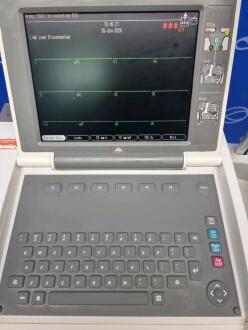 GE MAC 5500 ECG Recorder on Trolley - 2
