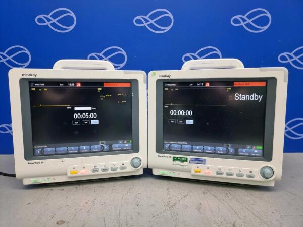 2 x Mindray BeneView T5 Patient Monitor