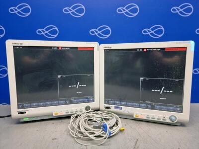 2 x Mindray BeneView T9 Patient Monitor