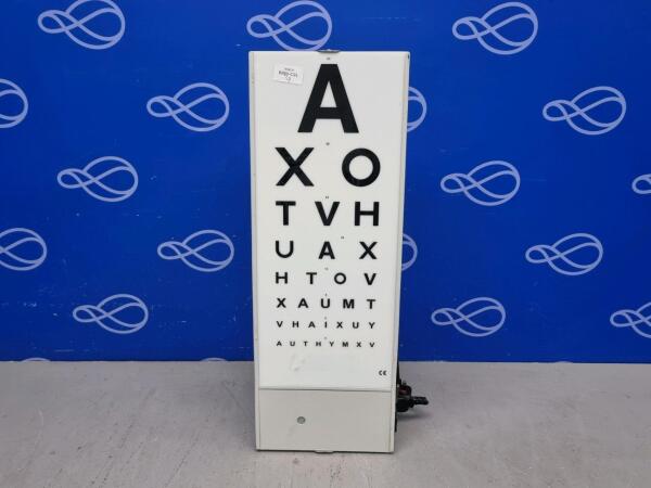 Illuminated Snellen Chart with Wall Mounting Bracket