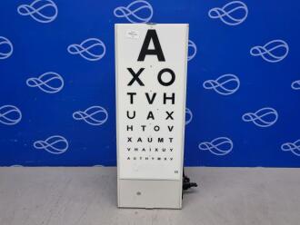 Illuminated Snellen Chart with Wall Mounting Bracket