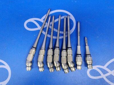 8 x Mixed Stryker Straight and Angled Elite Drill Attachments