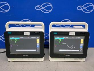 2 x Philips Intellivue MX400 Patient Monitor and 2 x Philips Intellivue X2 Transport Monitor