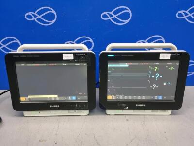 2 x Philips Intellivue MX450 Patient Monitor and 2 x Philips Intellivue X2 Transport Monitor