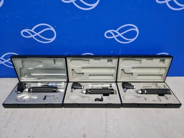 3 x Riester ri-scope Otoscope Set - Partial