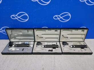 3 x Riester ri-scope Otoscope Set - Partial