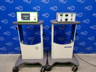 EZEM ProtoCO2l Colon Insufflator on Trolley & Bracco ProtoCO2l Touch Colon Insufflator on Trolley