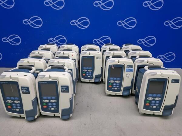 8 x Alaris Guardrails VP Infusion Pump, 7 x Alaris Guardrails GP Infusion Pump, 1 x Alaris GP Plus Infusion Pump and 1 x Alaris GP Infusion Pump1 x