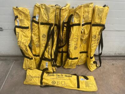 10 x MDTI HVS Hook-On IV / Fluid Stands - Bagged