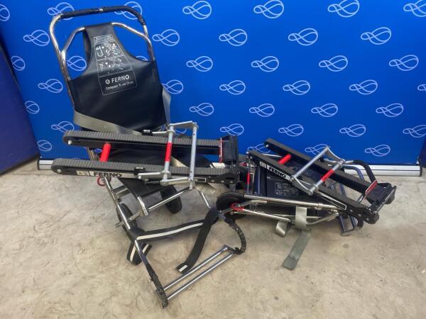 2 x Ferno Compact 2 Track Evacuation Chairs