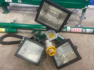 2 x Floodlight Mast Systems (16A 110V) - 2