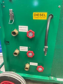 Porta Heater 75 Diesel Fired Portable Water Heater (16A 110V) - 2