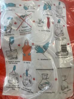 Approximately 40 x Emergency Dis-Robe Kits (various sizes) - 2