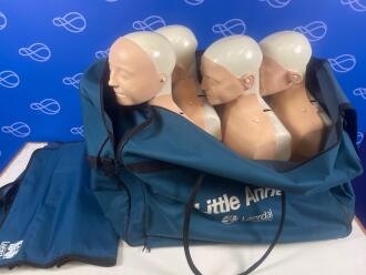 4 x Laerdal Little Anne Manikins in Carry Bag
