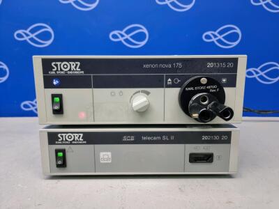 Storz Telecam SL II 202130 20 Processor and Storz Xenon Nova 175201315 20 Light Source